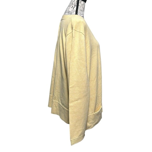 J Jill Cardigan Sweater Set Womens Plus 3X Butter Yellow 3/4 Sleeve Career - Picture 3 of 9